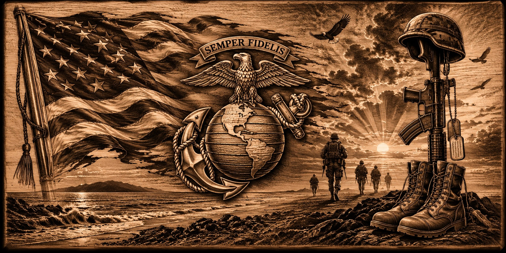 Marine Fallen Hero Box
