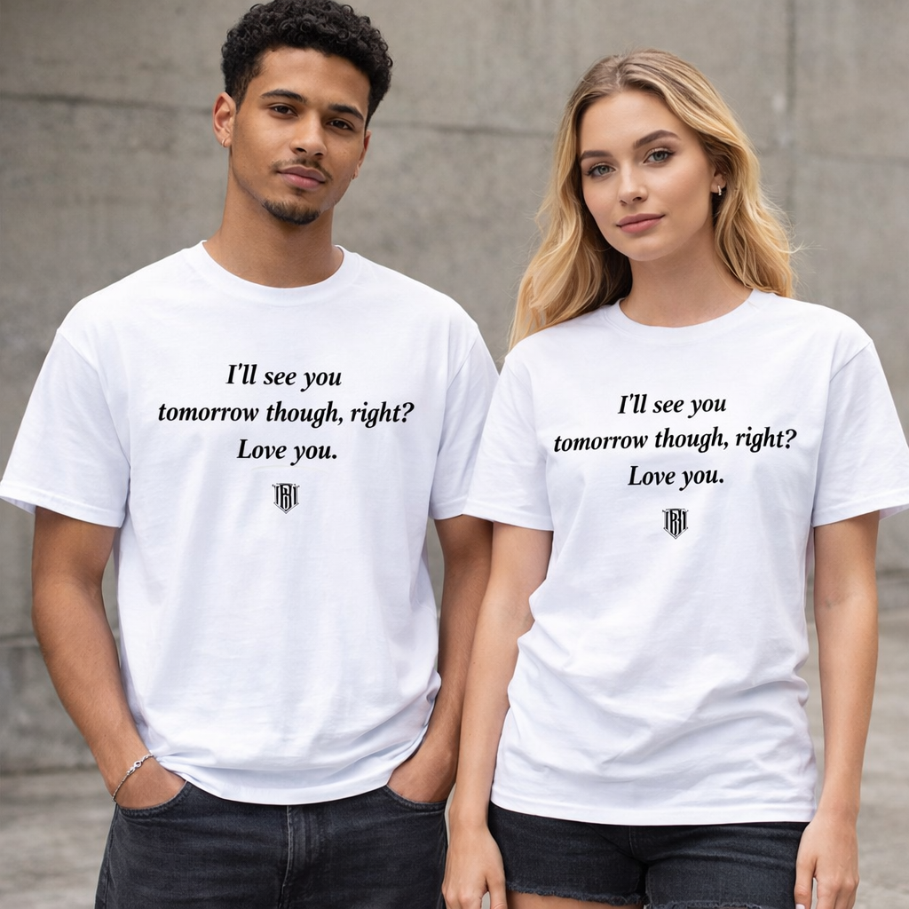 I'll see you tomorrow / White Premium Short Sleeve Tee - Unisex